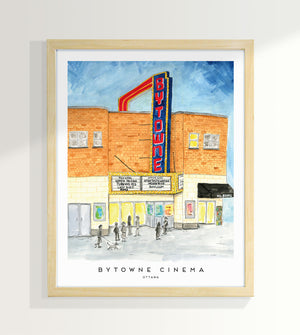 
                  
                    Load image into Gallery viewer, Ottawa&amp;#39;s ByTowne Cinema 8x10 inch Art Print
                  
                