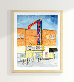 
                  
                    Load image into Gallery viewer, Ottawa&amp;#39;s ByTowne Cinema 8x10 inch Art Print
                  
                