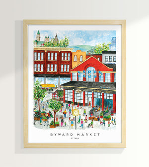 
                  
                    Load image into Gallery viewer, Ottawa Byward Market 8x10 inch Art Print
                  
                