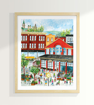 
                  
                    Load image into Gallery viewer, Ottawa Byward Market 8x10 inch Art Print
                  
                