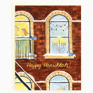 
                  
                    Load image into Gallery viewer, Hanukkah Window Card
                  
                