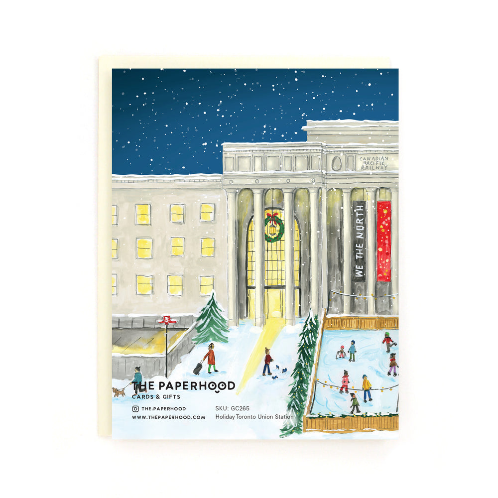 
                  
                    Load image into Gallery viewer, Toronto Union Station Wraparound Holiday Card (Pre-Order)
                  
                