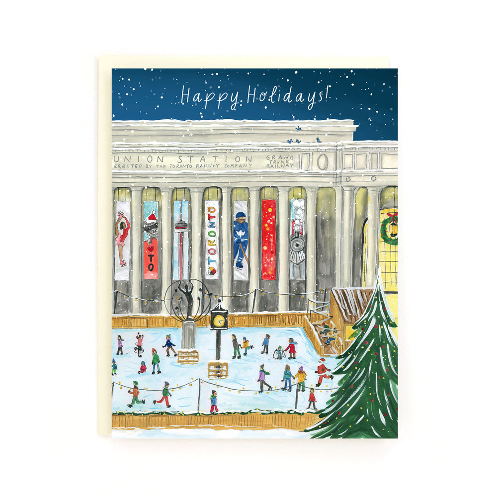 Toronto Union Station Wraparound Holiday Card (Pre-Order)