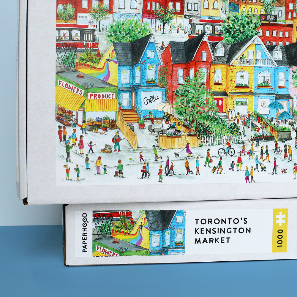 
                  
                    Load image into Gallery viewer, Toronto Kensington Market Puzzle (New &amp;quot;No Frills&amp;quot; Box)
                  
                